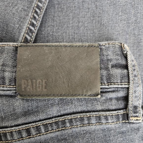 Paige Federal Slim Straight Jeans Mid Rise Wilkins Dark Wash Denim 29 - Picture 3 of 10